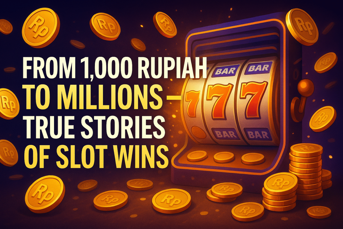 From 1,000 Rupiah to Millions – True Stories of Slot Wins